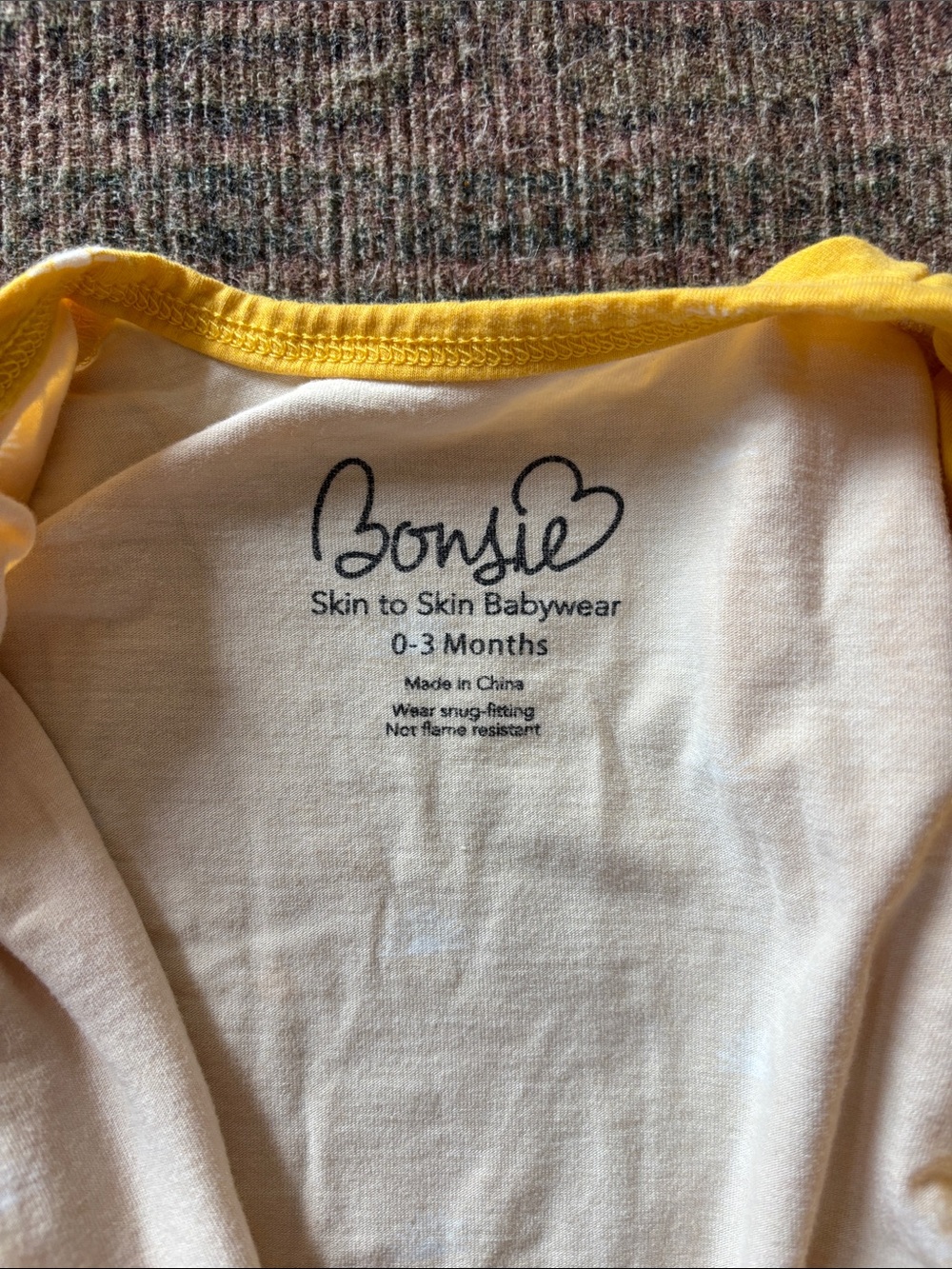Bonsie skin-to-skin Footie - Picture 3 of 3